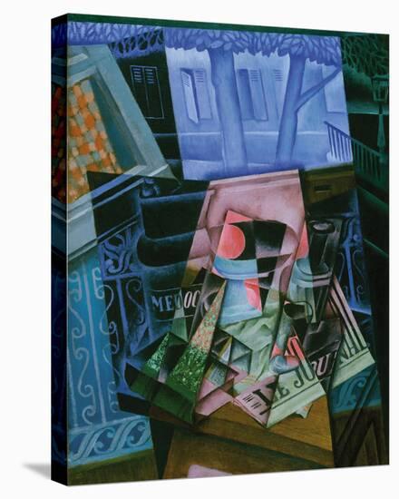 Still Life before an Open Window-Juan Gris-Framed Stretched Canvas