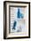 Still Life, Blue, Turquoise, Bottle, Glass, Starfish, Seashells, Fish-Andrea Haase-Framed Photographic Print