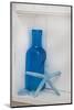 Still Life, Blue, Turquoise, Bottle, Mussels, Starfish-Andrea Haase-Mounted Photographic Print