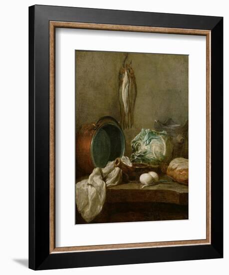 Still Life, C.1731-33-Jean-Baptiste Simeon Chardin-Framed Premium Giclee Print