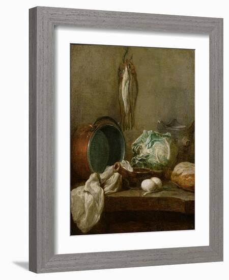 Still Life, C.1731-33-Jean-Baptiste Simeon Chardin-Framed Giclee Print