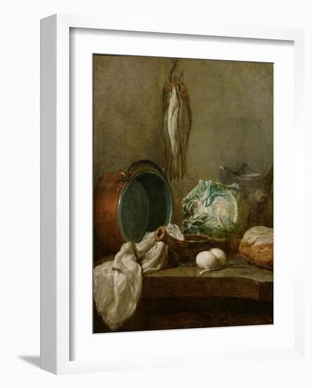 Still Life, C.1731-33-Jean-Baptiste Simeon Chardin-Framed Giclee Print