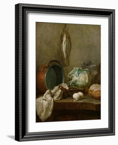 Still Life, C.1731-33-Jean-Baptiste Simeon Chardin-Framed Giclee Print