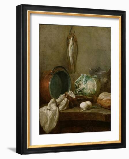 Still Life, C.1731-33-Jean-Baptiste Simeon Chardin-Framed Giclee Print