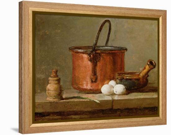 Still Life, C.1732 (Oil on Panel)-Jean-Baptiste Simeon Chardin-Framed Premier Image Canvas