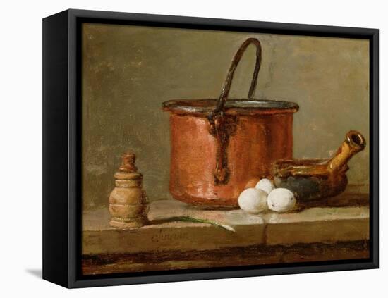 Still Life, C.1732 (Oil on Panel)-Jean-Baptiste Simeon Chardin-Framed Premier Image Canvas