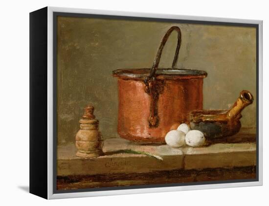 Still Life, C.1732 (Oil on Panel)-Jean-Baptiste Simeon Chardin-Framed Premier Image Canvas