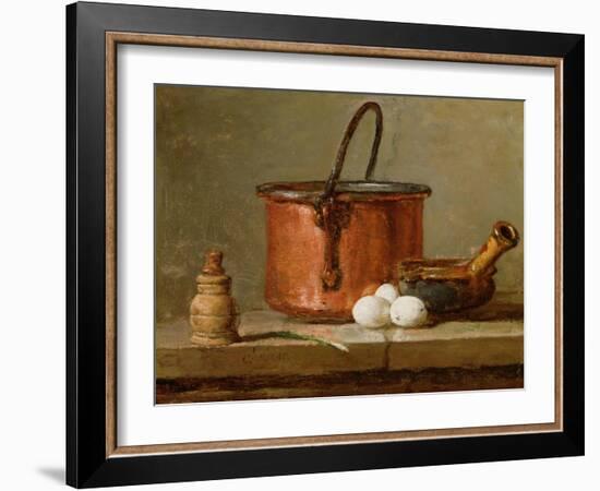 Still Life, C.1732 (Oil on Panel)-Jean-Baptiste Simeon Chardin-Framed Giclee Print