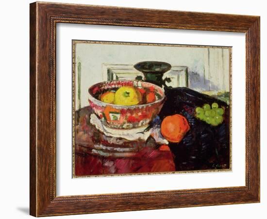 Still Life - Chinese Bowl-George Leslie Hunter-Framed Giclee Print