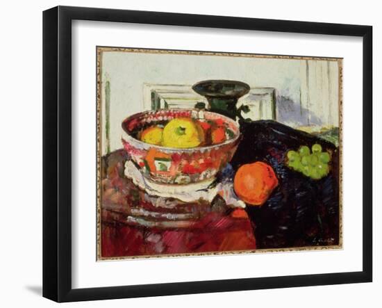 Still Life - Chinese Bowl-George Leslie Hunter-Framed Giclee Print