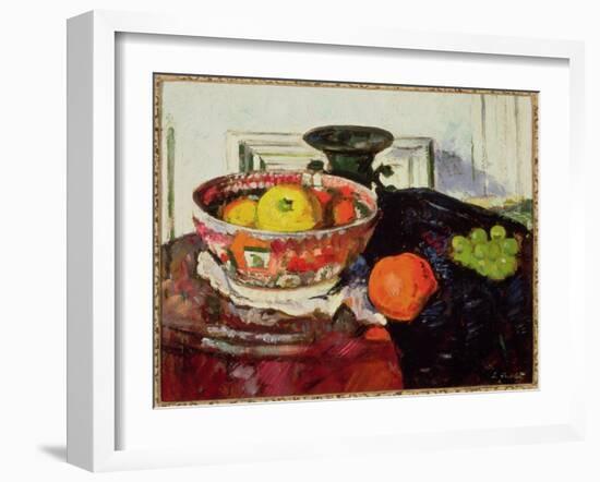 Still Life - Chinese Bowl-George Leslie Hunter-Framed Giclee Print