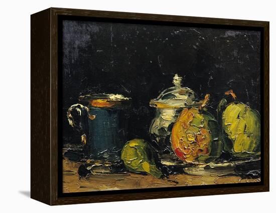 Still Life, circa 1865-Paul Cézanne-Framed Premier Image Canvas