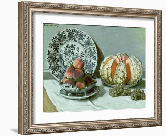 Still Life, circa 1876-Claude Monet-Framed Giclee Print