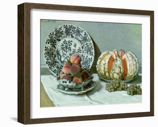 Still Life, circa 1876-Claude Monet-Framed Giclee Print