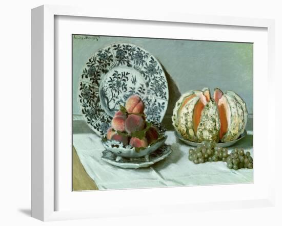 Still Life, circa 1876-Claude Monet-Framed Giclee Print