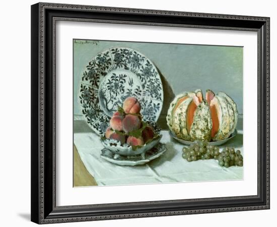 Still Life, circa 1876-Claude Monet-Framed Giclee Print