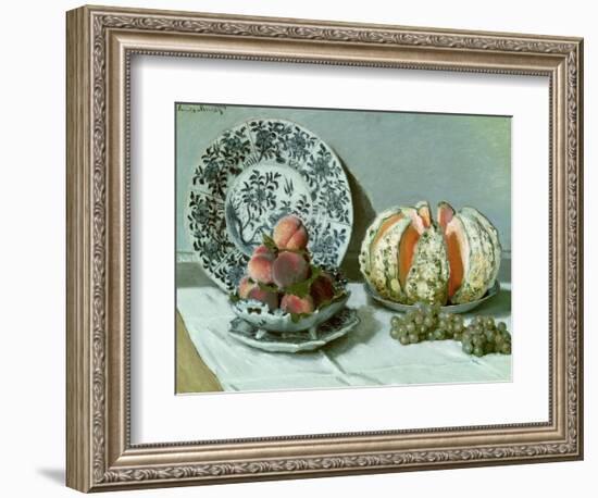 Still Life, circa 1876-Claude Monet-Framed Giclee Print