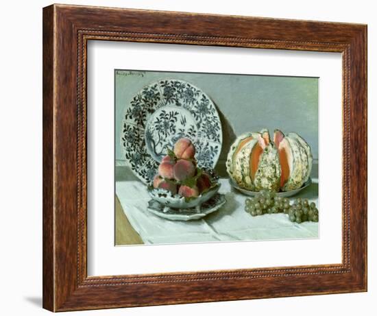 Still Life, circa 1876-Claude Monet-Framed Giclee Print