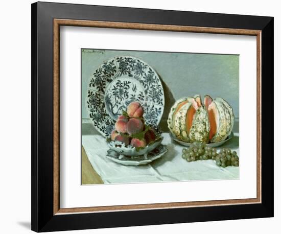 Still Life, circa 1876-Claude Monet-Framed Giclee Print