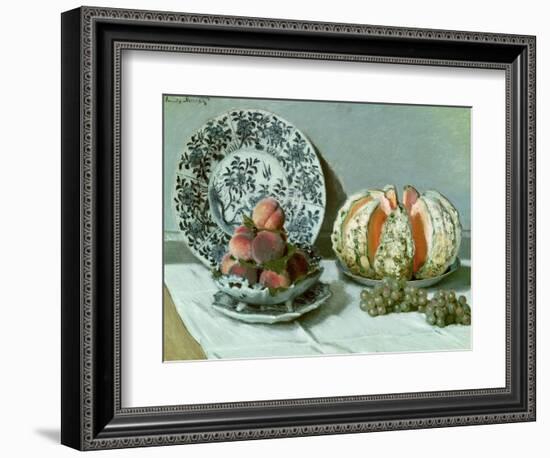 Still Life, circa 1876-Claude Monet-Framed Giclee Print