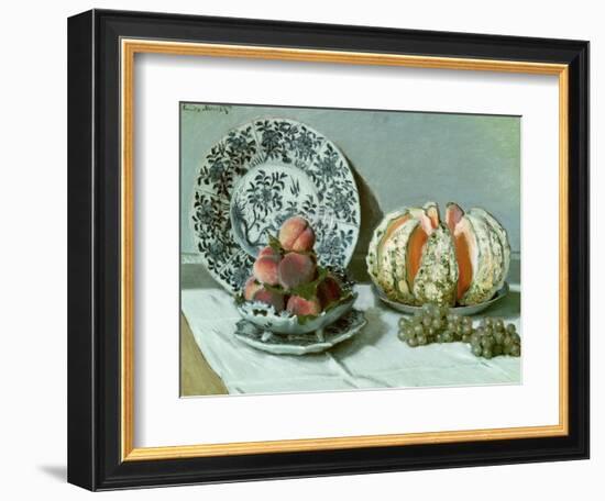 Still Life, circa 1876-Claude Monet-Framed Giclee Print