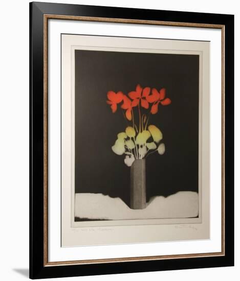 Still Life - Cyclamen-Alan Tinley-Framed Limited Edition