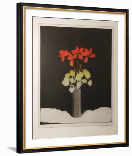 Still Life - Cyclamen-Alan Tinley-Framed Limited Edition