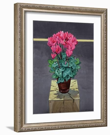 Still Life Cyclamen-Christopher Ryland-Framed Giclee Print