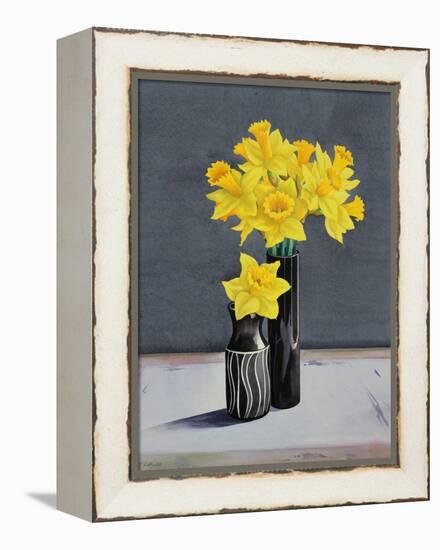 Still Life Daffodils-Christopher Ryland-Framed Premier Image Canvas