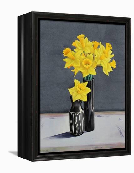 Still Life Daffodils-Christopher Ryland-Framed Premier Image Canvas