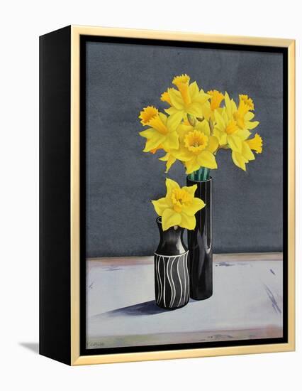 Still Life Daffodils-Christopher Ryland-Framed Premier Image Canvas