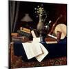 Still Life, Ease-William Michael Harnett-Mounted Giclee Print