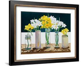Still Life Freesias-Christopher Ryland-Framed Giclee Print