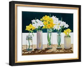 Still Life Freesias-Christopher Ryland-Framed Giclee Print