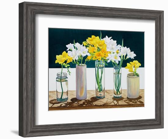 Still Life Freesias-Christopher Ryland-Framed Giclee Print