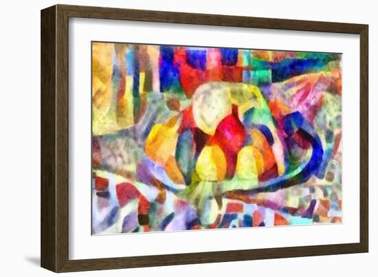 still life from colours,2017-Alex Caminker-Framed Giclee Print