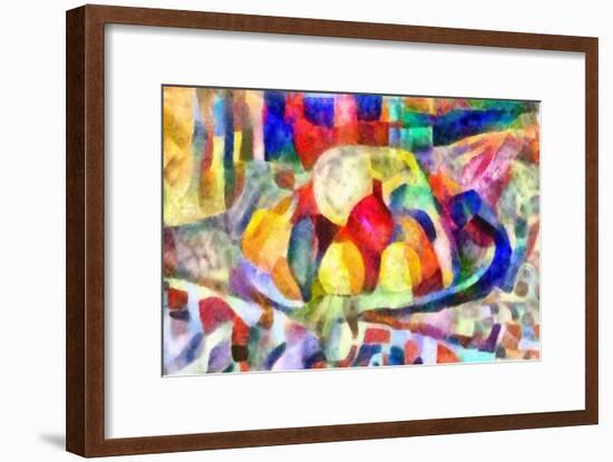 still life from colours,2017-Alex Caminker-Framed Giclee Print