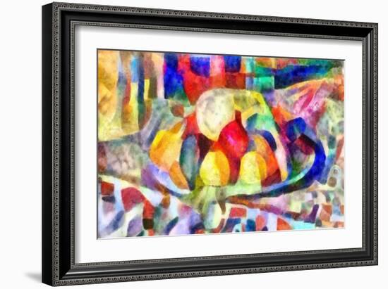 still life from colours,2017-Alex Caminker-Framed Giclee Print