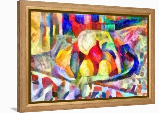 still life from colours,2017-Alex Caminker-Framed Premier Image Canvas