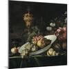 Still Life: Fruit Piece with a Covered Gilt Goblet-Willem Kalf-Mounted Giclee Print