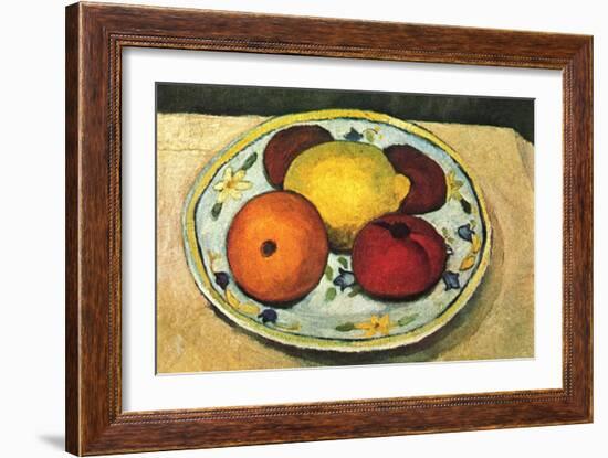 Still Life Fruit-Paula Modersohn-Becker-Framed Art Print