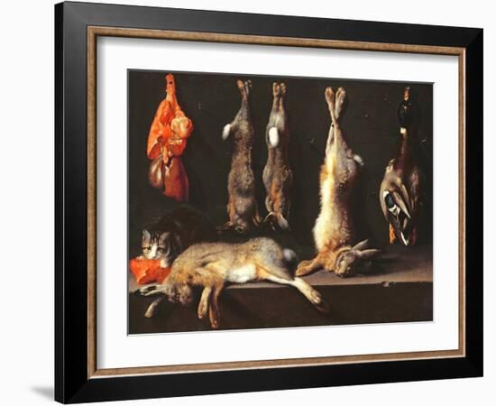 Still Life, Game-Jan Weenix-Framed Giclee Print