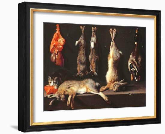 Still Life, Game-Jan Weenix-Framed Giclee Print