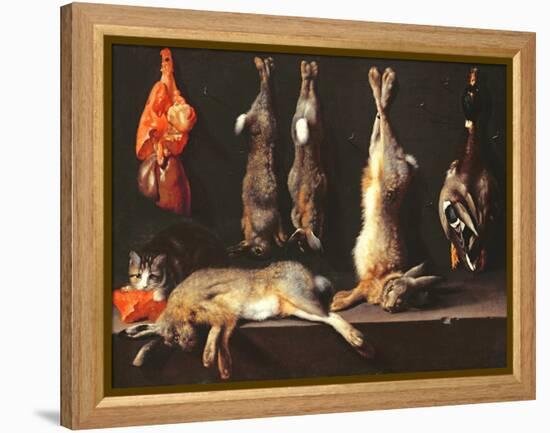 Still Life, Game-Jan Weenix-Framed Premier Image Canvas