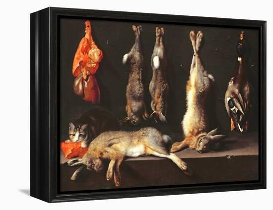 Still Life, Game-Jan Weenix-Framed Premier Image Canvas