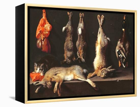 Still Life, Game-Jan Weenix-Framed Premier Image Canvas