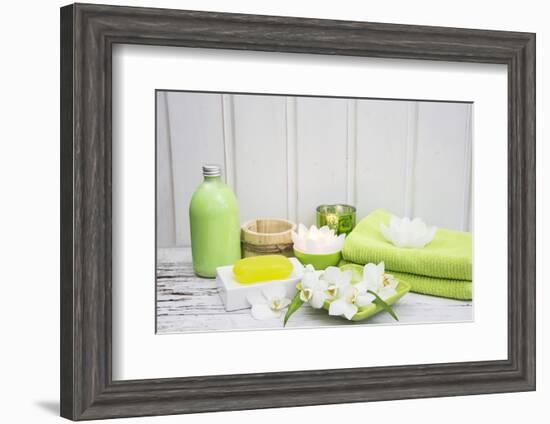 Still Life, Green, Fountainness, Bath-Andrea Haase-Framed Photographic Print