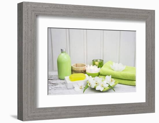 Still Life, Green, Fountainness, Bath-Andrea Haase-Framed Photographic Print