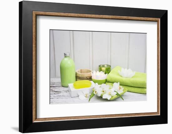 Still Life, Green, Fountainness, Bath-Andrea Haase-Framed Photographic Print