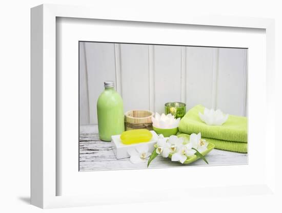 Still Life, Green, Fountainness, Bath-Andrea Haase-Framed Photographic Print